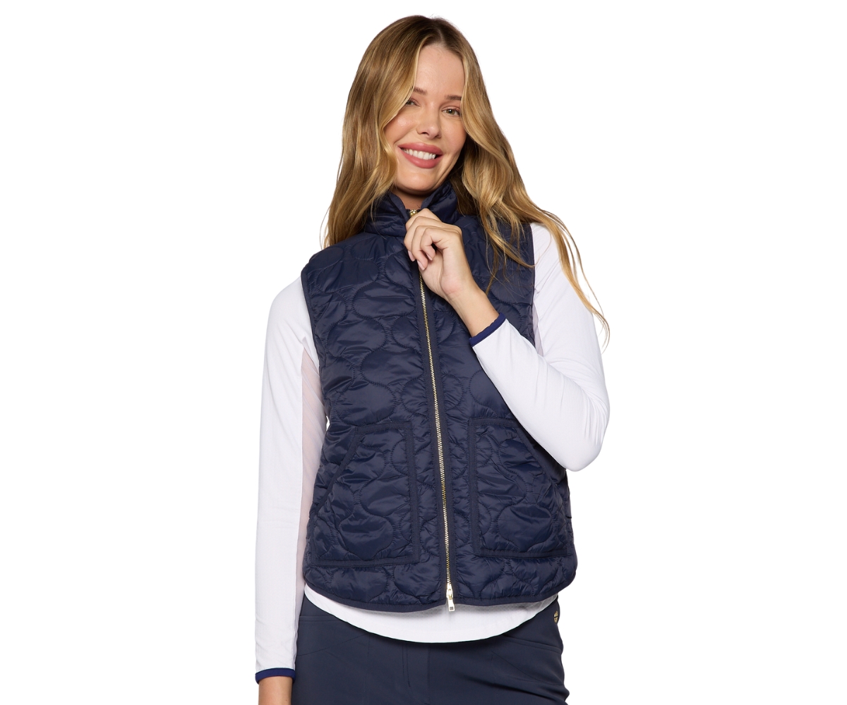 G Lifestyle Clothing Women's G Lifestyle Double Zip Padded Vest
