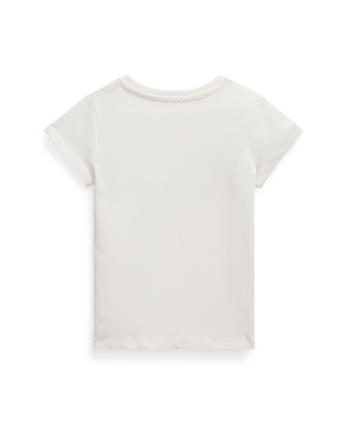 Polo Ralph Lauren Toddler and Little Girls Corduroy-Logo Cotton Jersey Tee