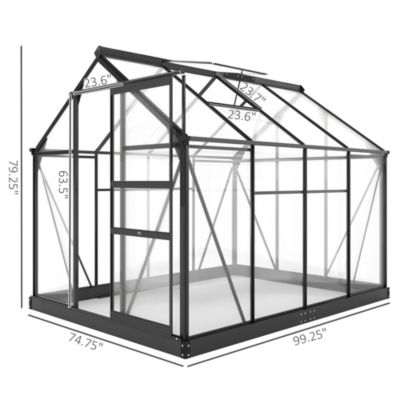 6' x 8' x 6.5' Large Polycarbonate Walk-in house