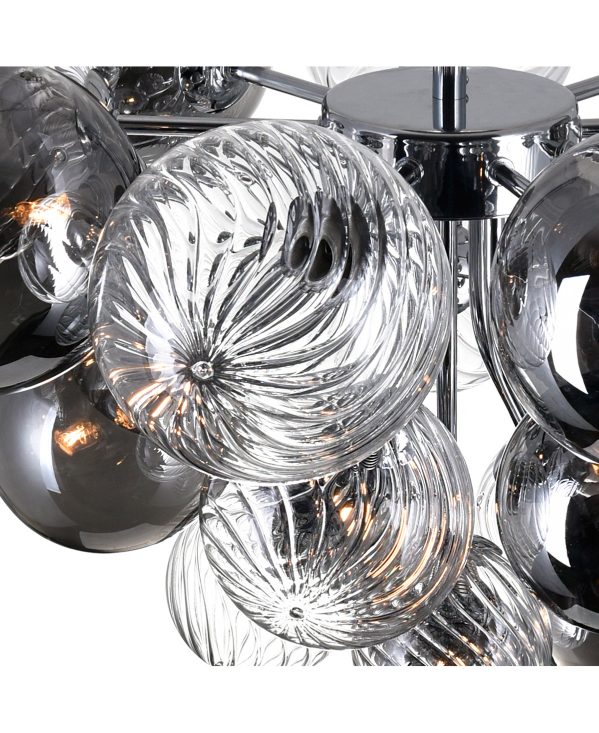 CWI LIGHTING PALLOCINO 10 LIGHT FLUSH MOUNT 