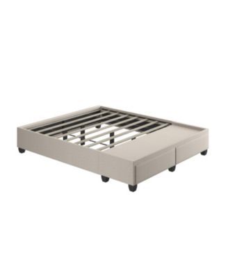 Full\Queen Size Upholstered Storage Platform Bed