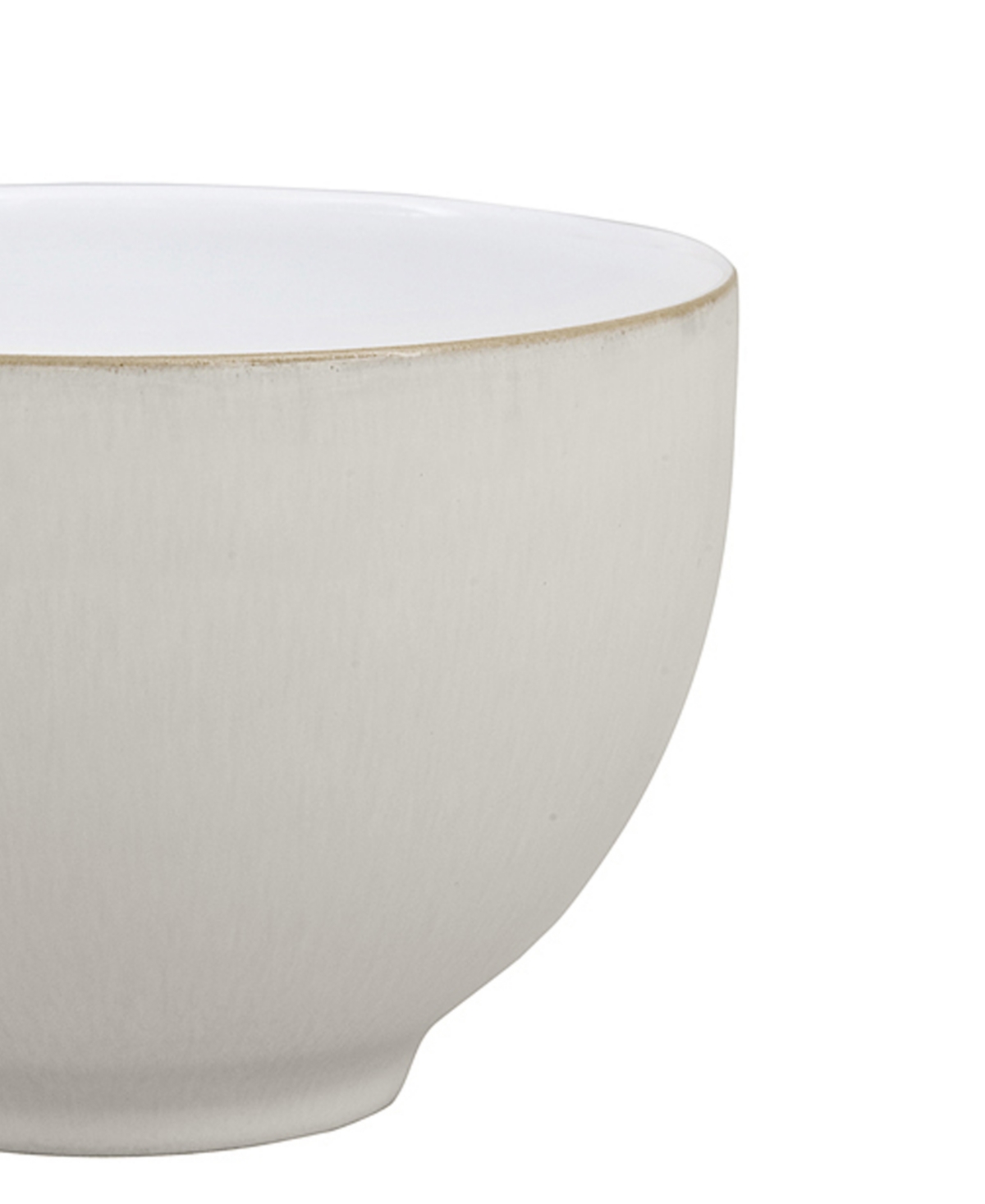 Denby Natural Canvas Tall Noodle Bowl In White,natu