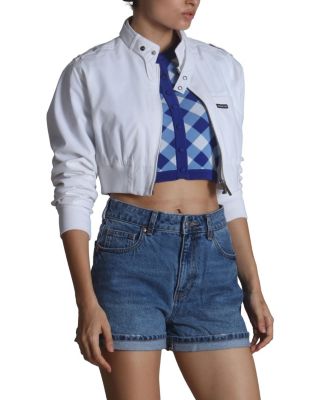 Women's Mini Cropped Racer Jacket