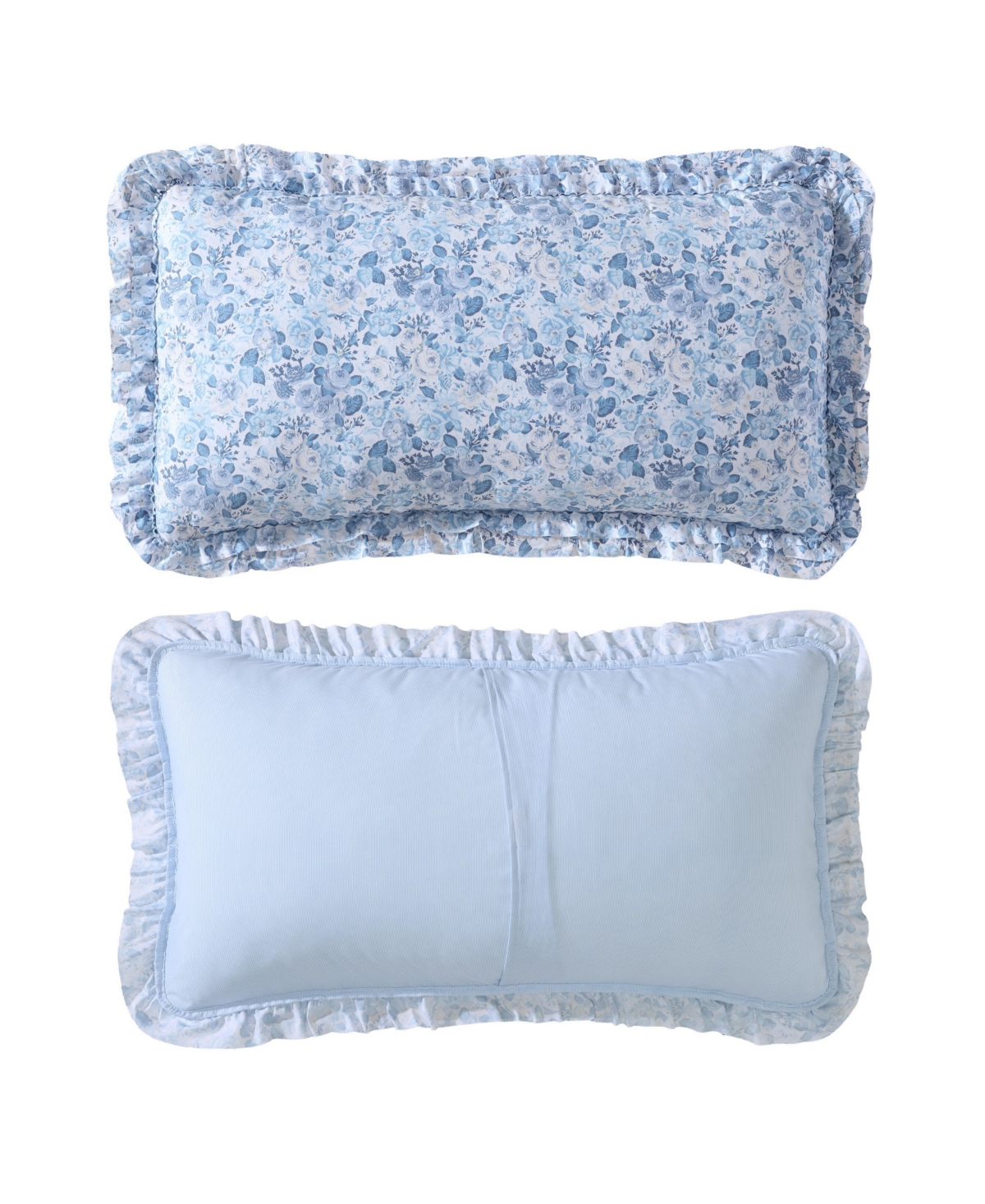 Laura Ashley Quartet Dot Quilt Sets In Cashmere Blue