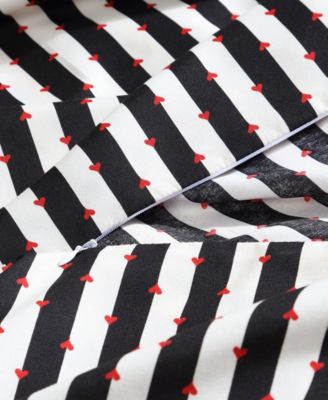 Wonderland Stripe 3 Piece Duvet Cover Set, King