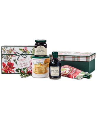 Stonewall Kitchen Holiday Blueberry Breakfast Gift Box, 4 Piece Set ...