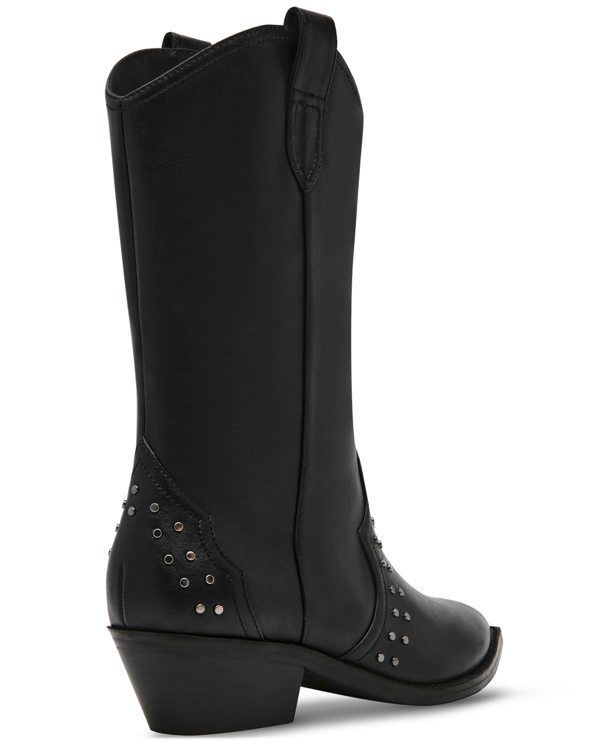Dv Dolce Vita Women's Karol Pull-On Studded Pointed-Toe Tall Western Boots