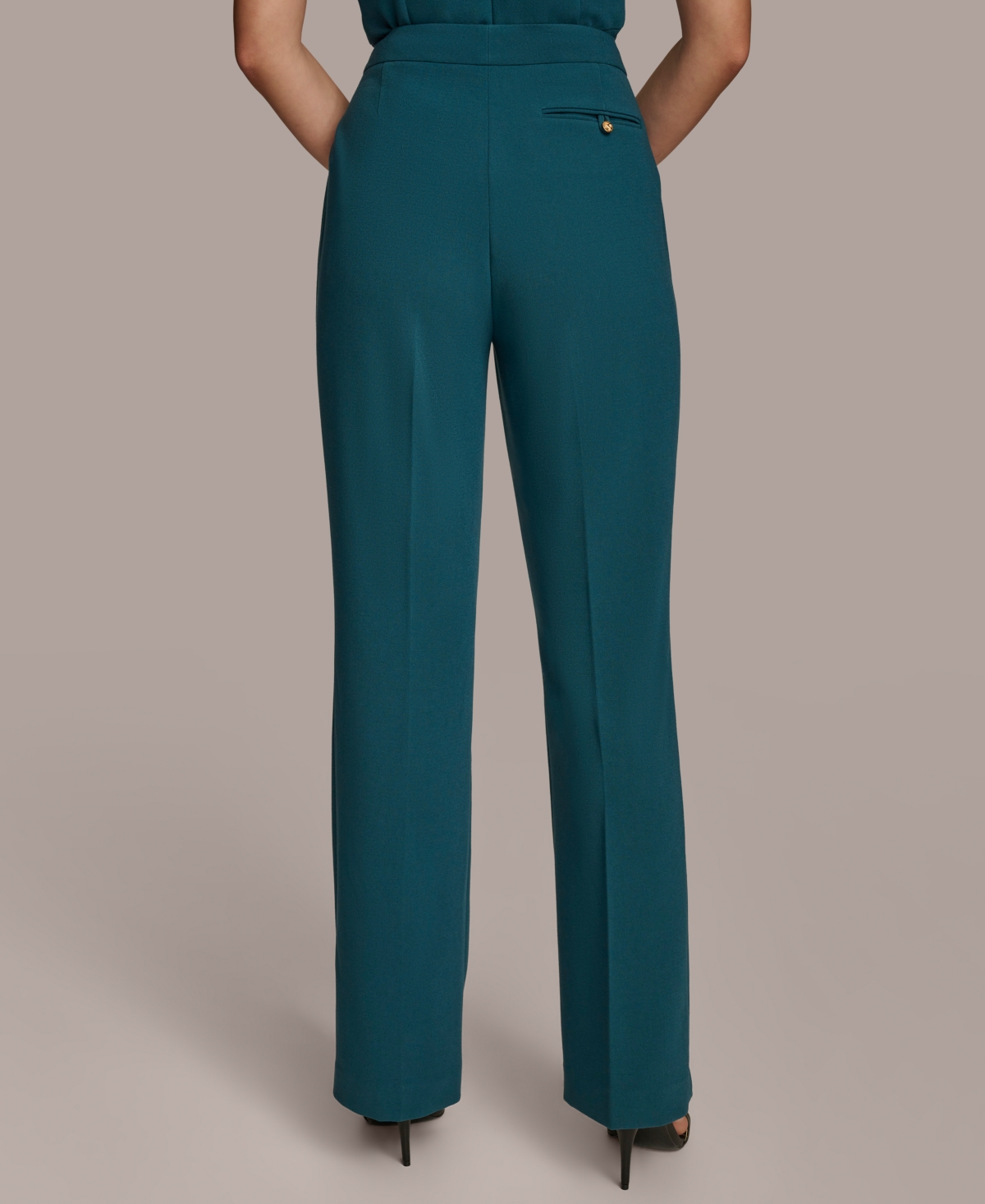 Donna Karan Women's Straight Leg Trousers