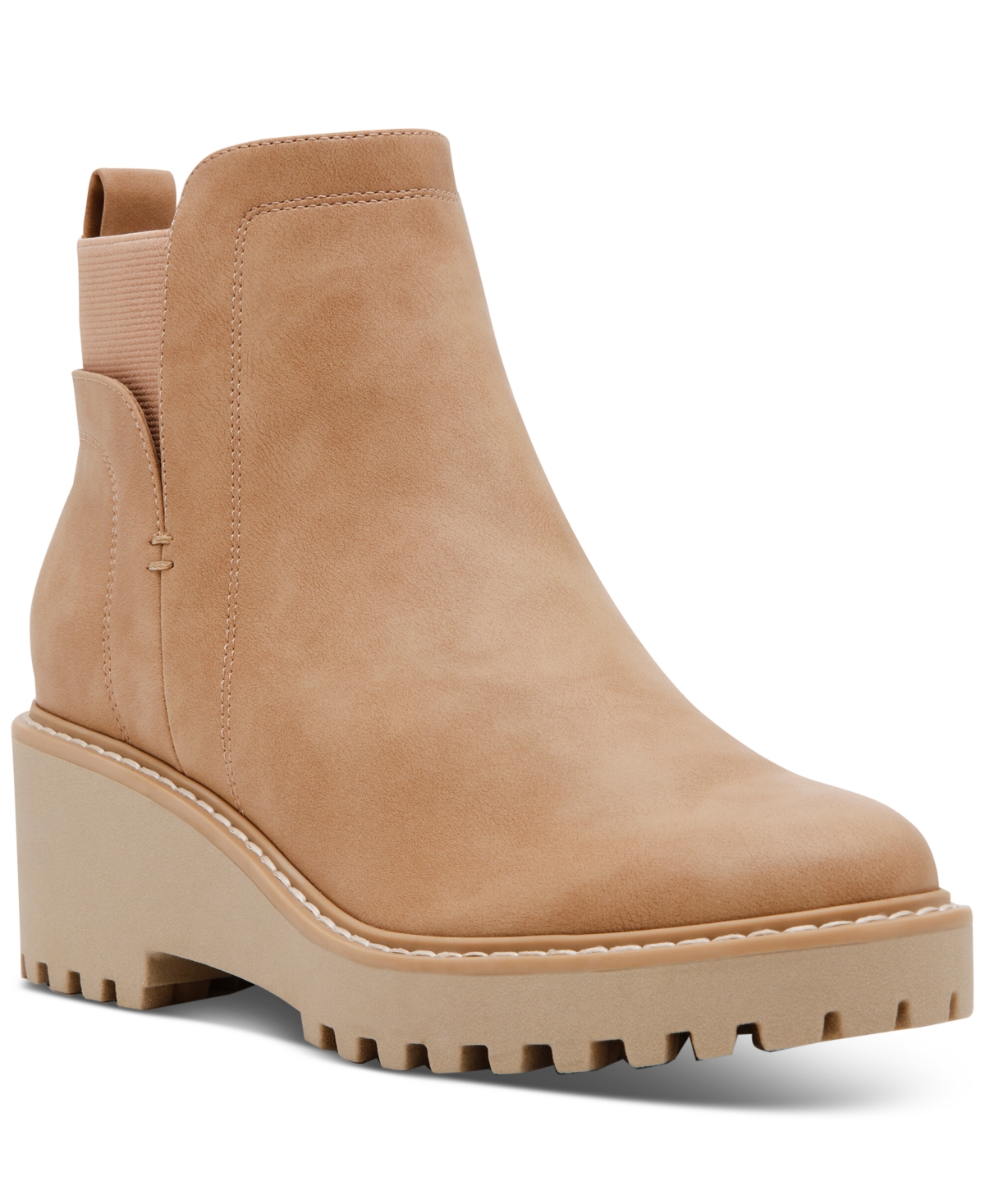 Dv Dolce Vita Women s Rielle Chelsea Lug Sole Booties Light Tan Smart Closet