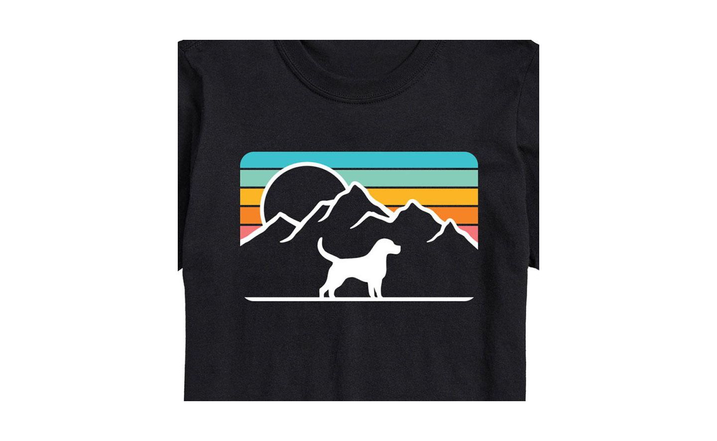 Мужская футболка AIRWAVES Hybrid Apparel Mountain Dog Short Sleeve, цвет: Чёрный — фото 3