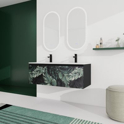 48'' Floating Wall-Mounted Bathroom Vanity & Soft-Close Cabinet Door, KD-Package