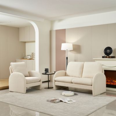 Lamb Fabric Loveseat Comfort, Style, and Versatility in One