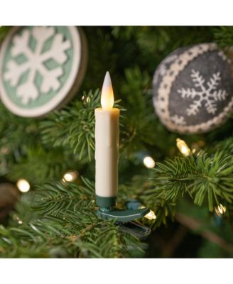 LED FIA Flame Clip-on Candle Taper or Suction Cup (Set of 10)