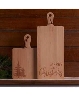 Wood Christmas Cutting Board (Set of 2)