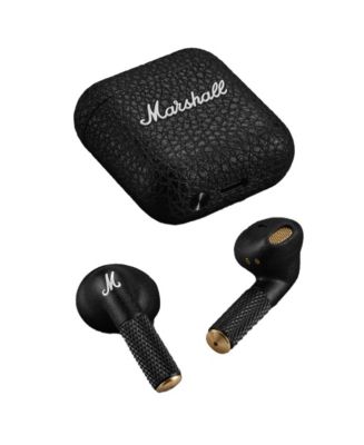 Marshall Minor IV Wireless Earbuds - Black - Macy's
