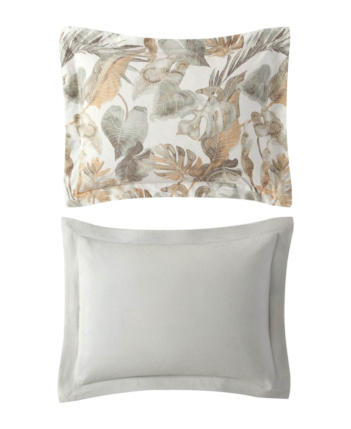 Tommy Bahama Home Raw Coast 5 Piece Comforter Set, Full/queen In Green,gold