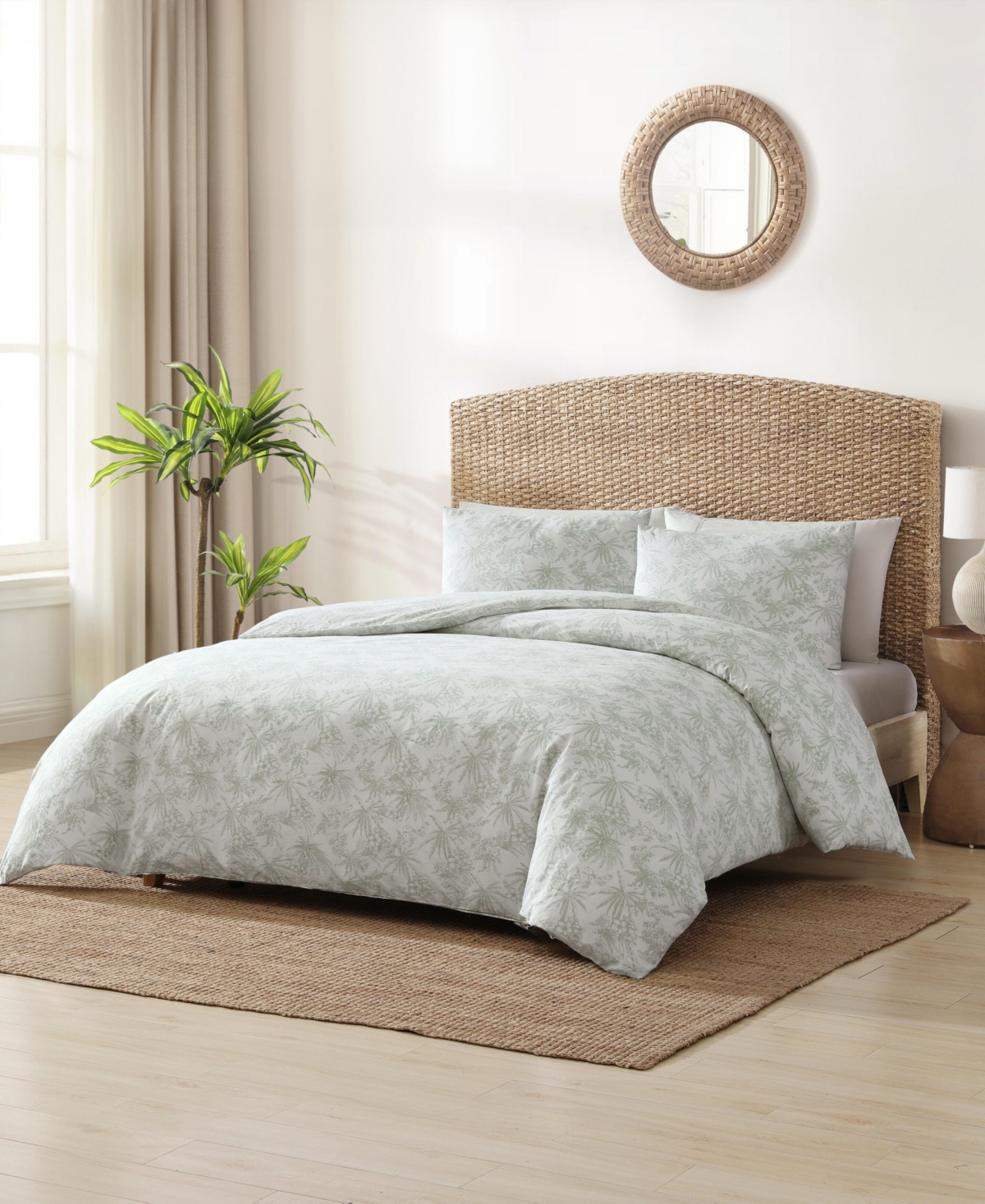 Closeout! Tommy Bahama Home Pen And Ink 3 Piece Duvet Cover Set, King