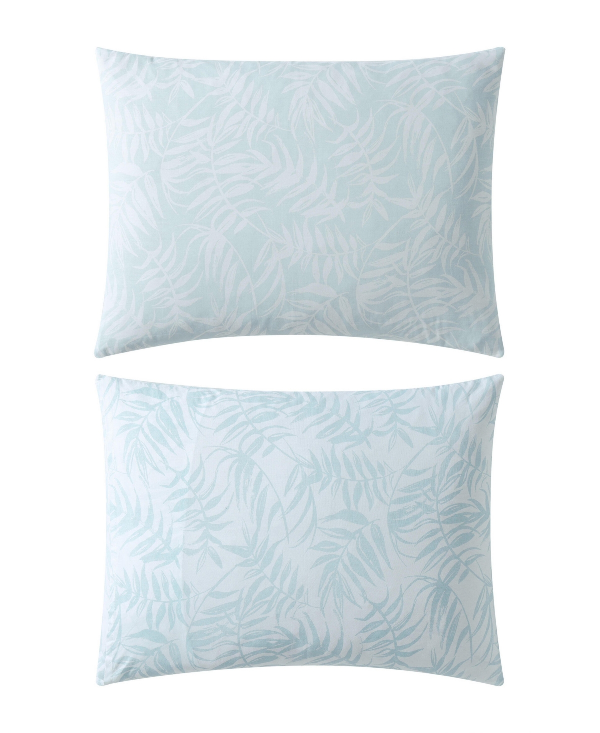 Tommy Bahama Home Art Of Palms Reversible 3 Piece Duvet Cover Set, Full/queen In Blue Lagoon