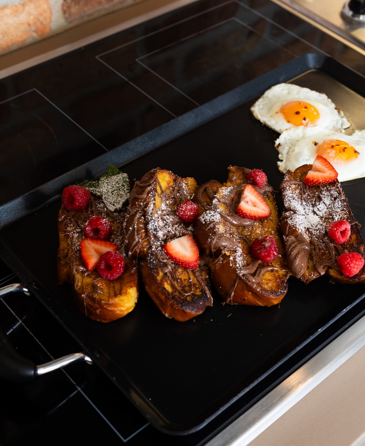 Sedona Kitchen Aluminum Nonstick 19" Double Burner Griddle In No Color