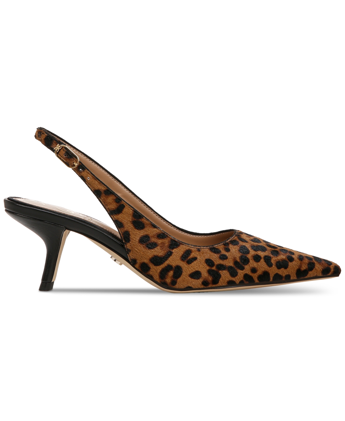 Sam Edelman Bianka Slingback Kitten Heels In Brown