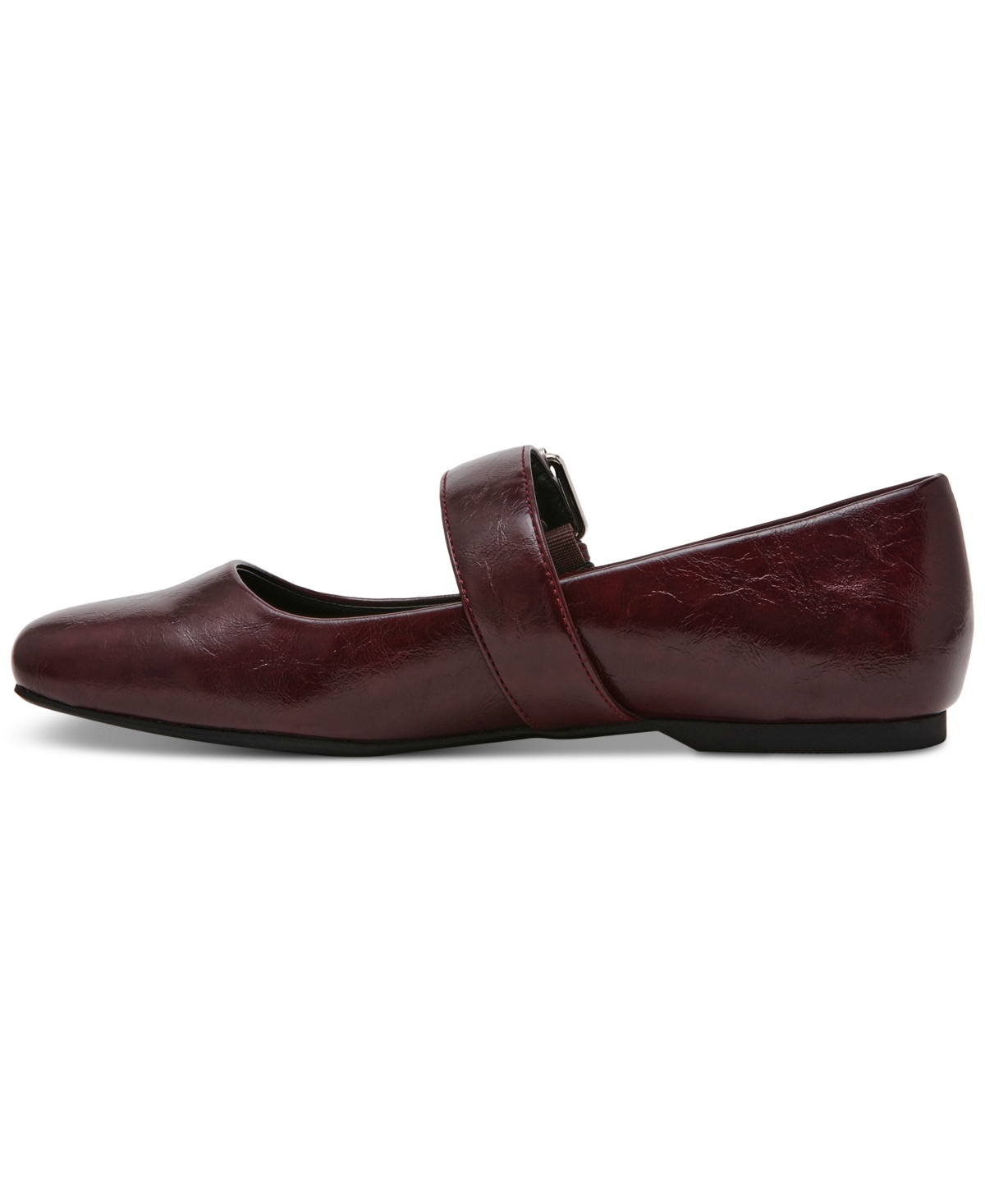 Dv Dolce Vita Women's Mellie Buckle Strap Mary Jane Flats In Burgundy