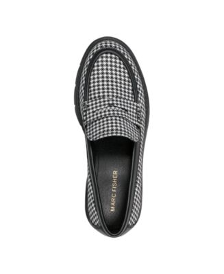 Women's Cube Lug Sole Penny Loafers
