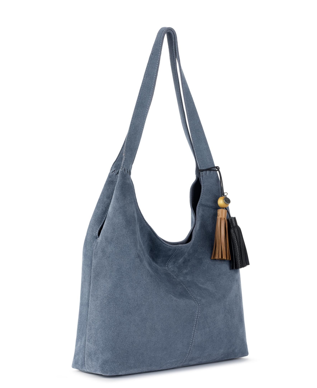 The Sak Huntley Leather Hobo Moss Suede Smart Closet