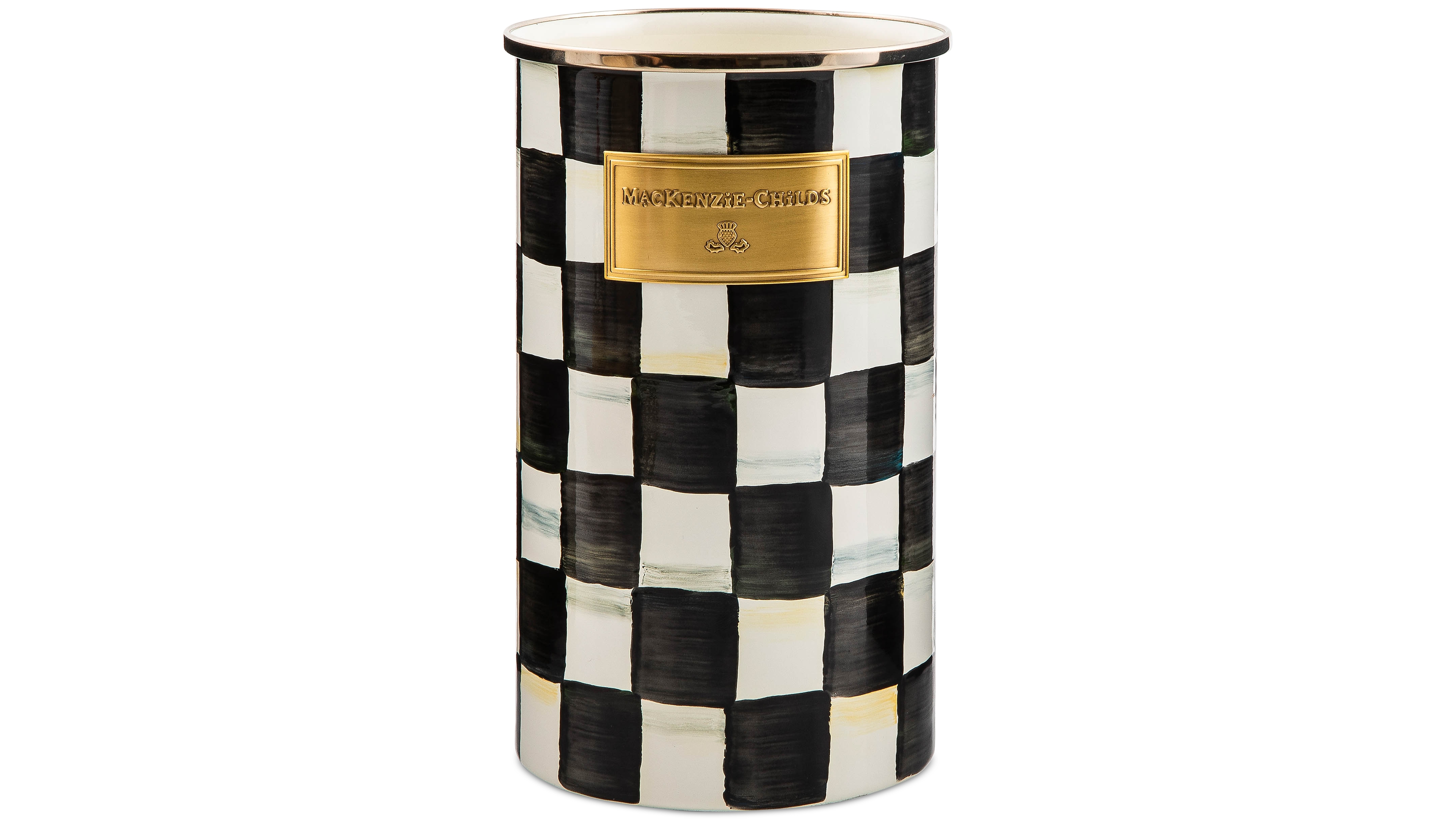 Mackenzie-Childs Courtly Check Utensil Holder