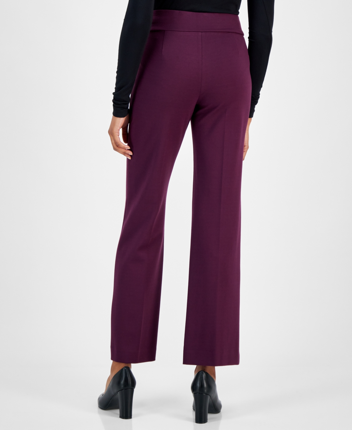 Anne Klein Women's Pull-On Wide-Leg Pants