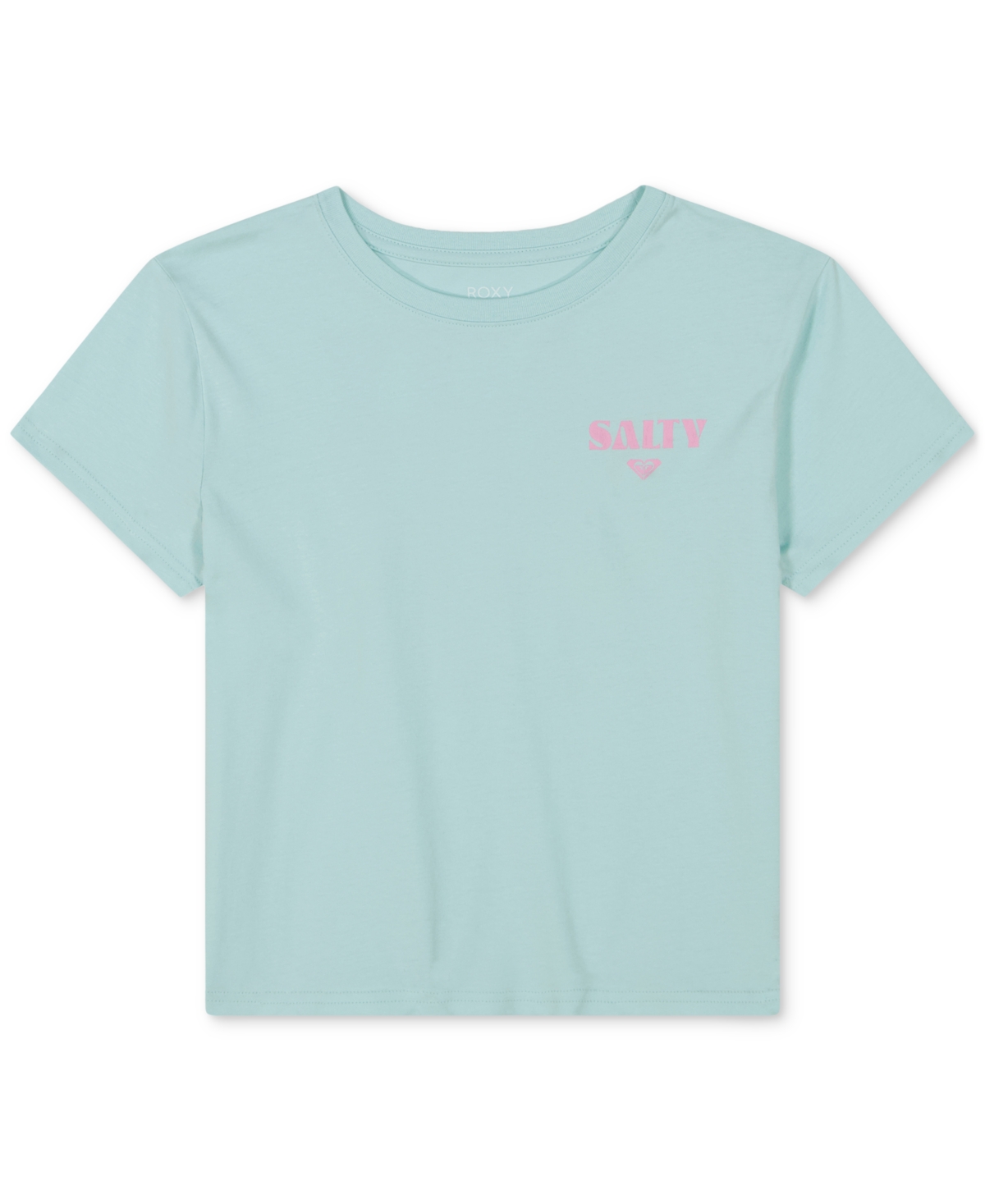 Roxy Big Girls Cotton Salty Stack Graphic Short-Sleeve T-Shirt