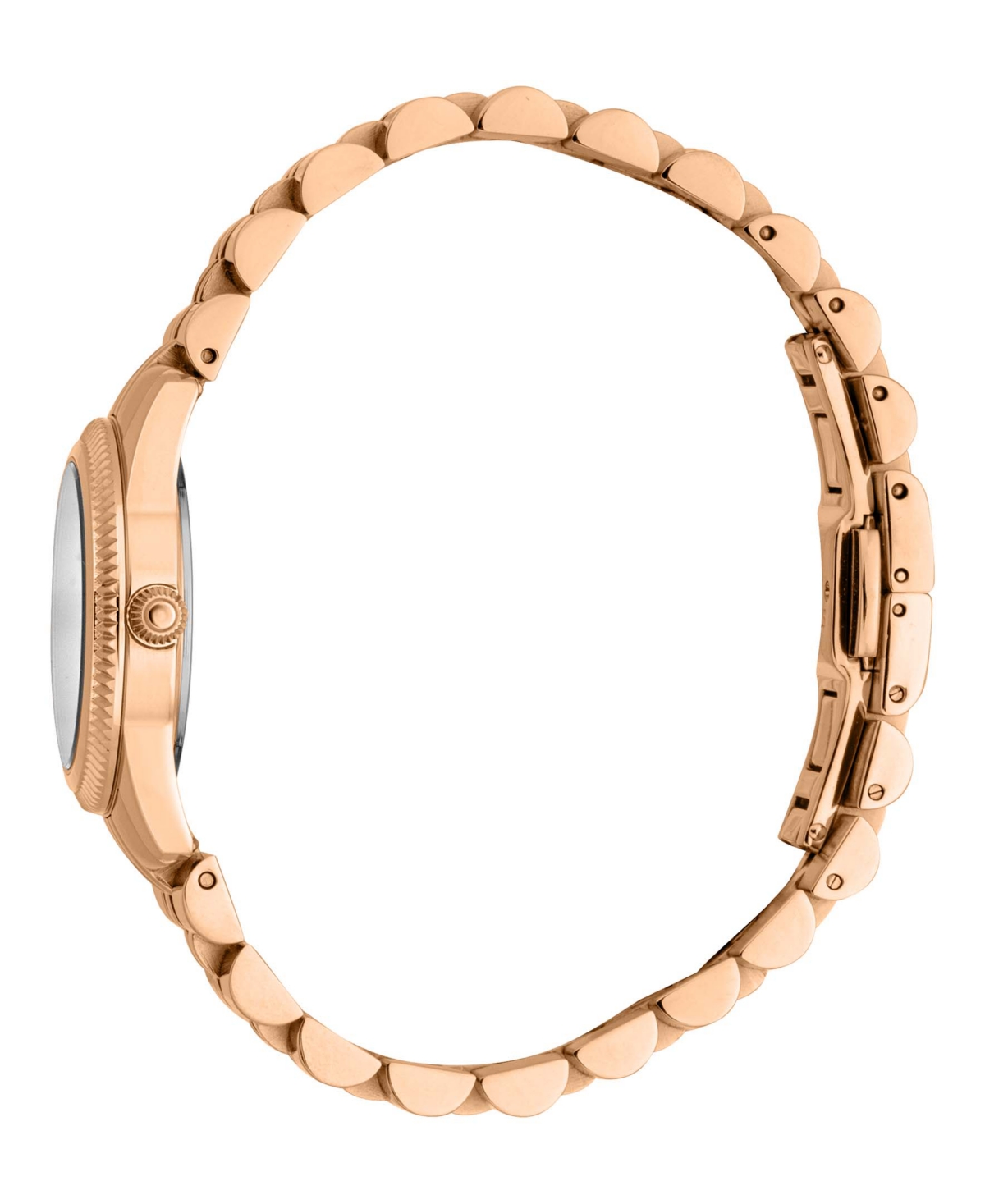 ROBERTO CAVALLI WOMEN'S QUARTZ ROSE-GOLD STAINLESS STEEL WATCH 28MM 