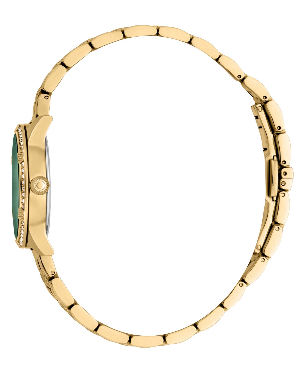 ROBERTO CAVALLI WOMEN'S QUARTZ GOLD-TONE STAINLESS STEEL WATCH 30MM 