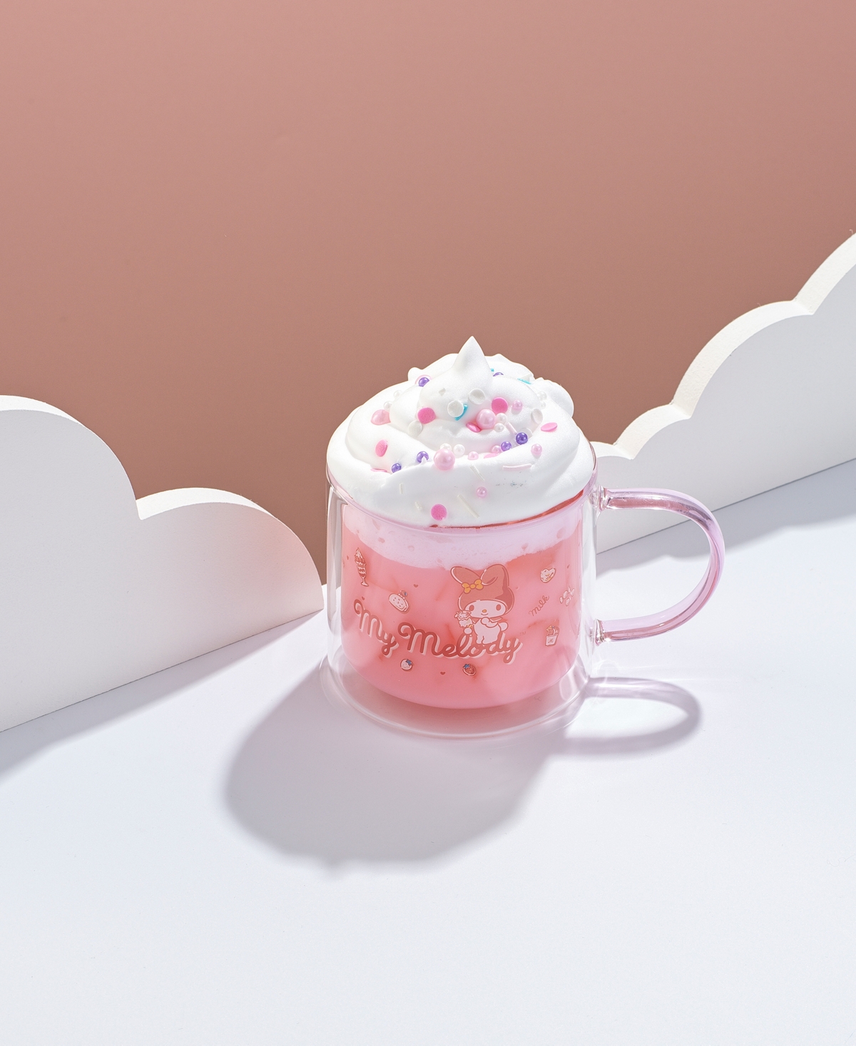 Shop Joyjolt Sanrio My Melody Double Wall Coffee Mug In Multi