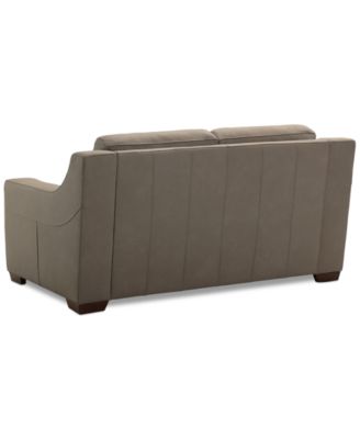 CLOSEOUT! Kovner Leather Loveseat, Created for Macy's
