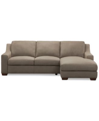 CLOSEOUT! Kovner 2-Pc. Leather Sectional Chaise and Sofa Set, Created for Macy's