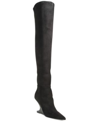 Women s Indigo Over The Knee Dress Boots