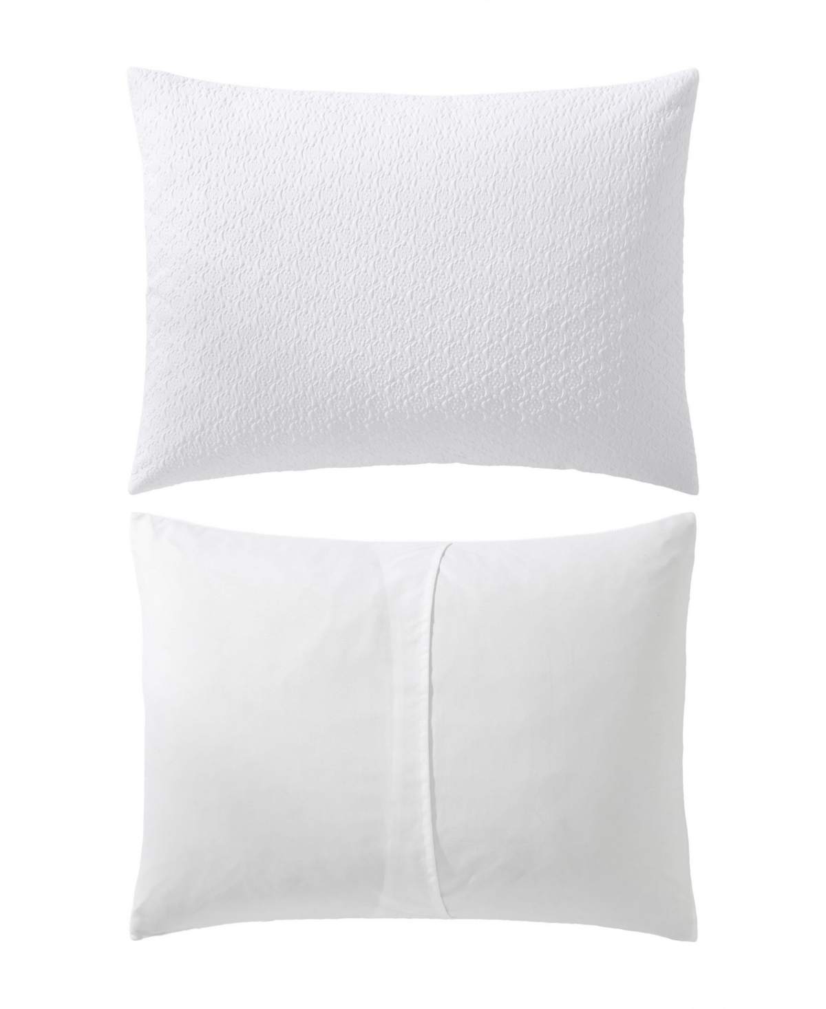 Laura Ashley Margaret 8 Piece Comforter Set, Queen In White