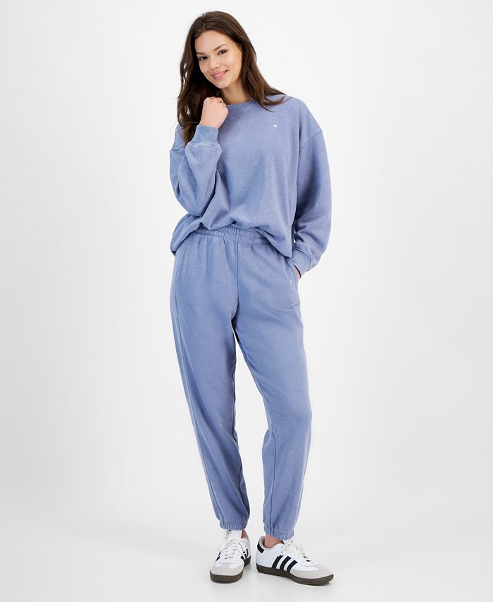 Hippie Rose Juniors Fleece Crewneck Joggers Macy s