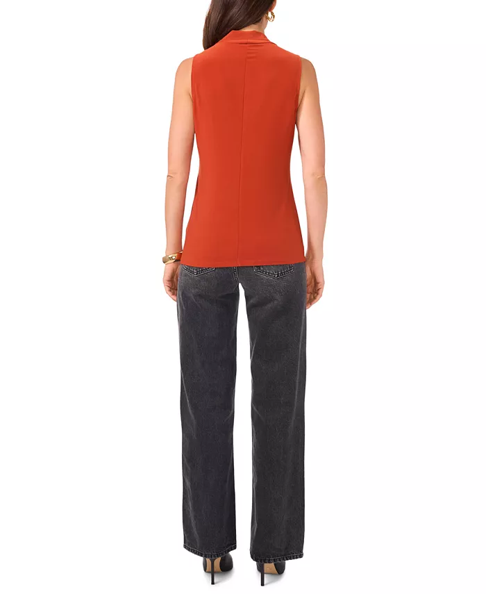 Women's Crossover Wrap-Front Sleeveless Top - thumbnail 8