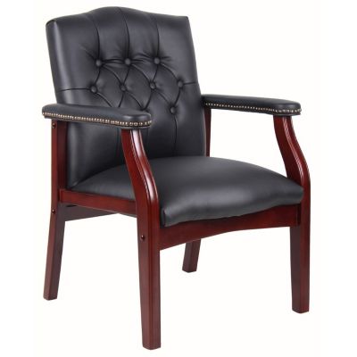 Boss Office Products Traditional Ivy League Guest Chair