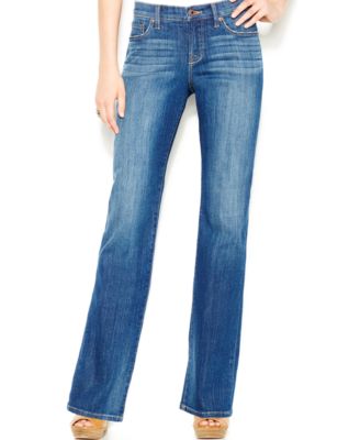 riders mid rise bootcut jeans