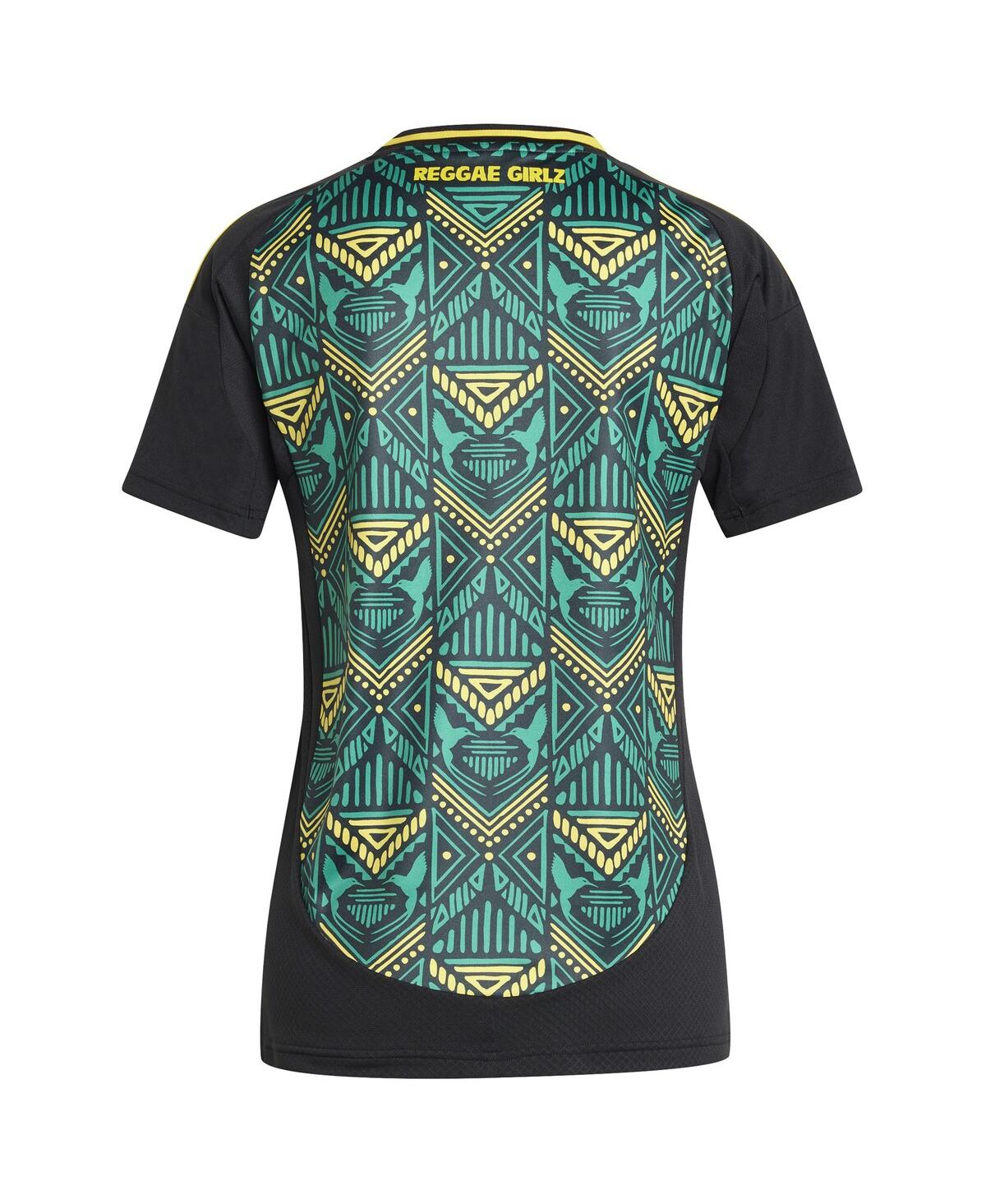 Adidas Women'sJamaica National Team 2024 Away Replica Jersey - Black
