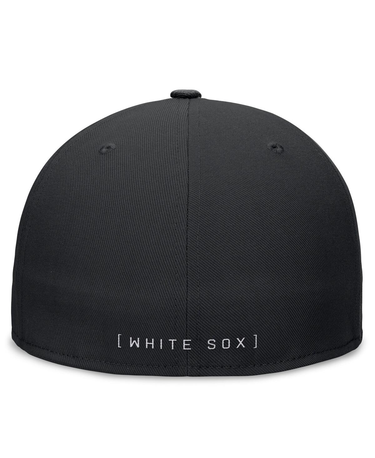 Nike Men'sChicago White Sox Primetime True Performance Fitted Hat - Black