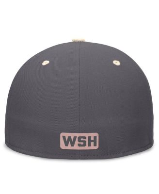 Men's Graphite/Natural Washington Nationals City Connect True Fitted Hat