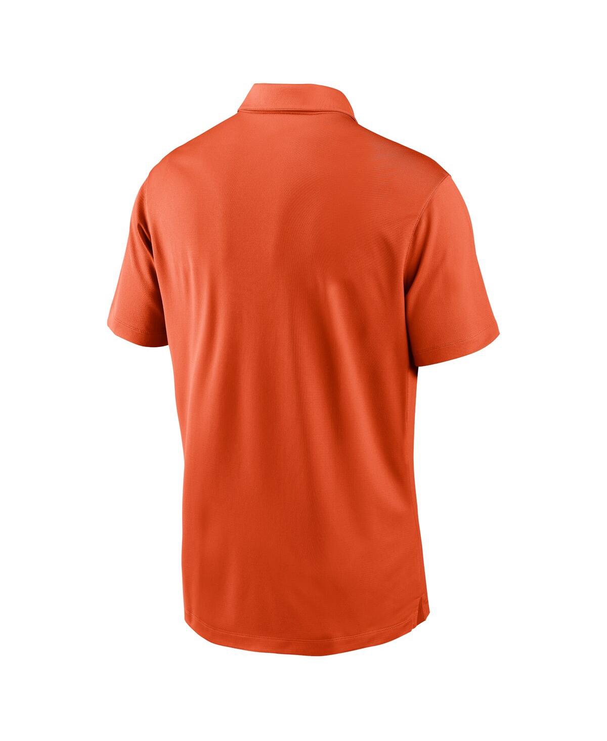Nike Men'sClemson Tigers Primetime Franchise Performance Polo - Orange