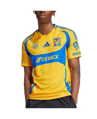 Men's Gold Tigres UANL 2024/25 Home Replica Jersey