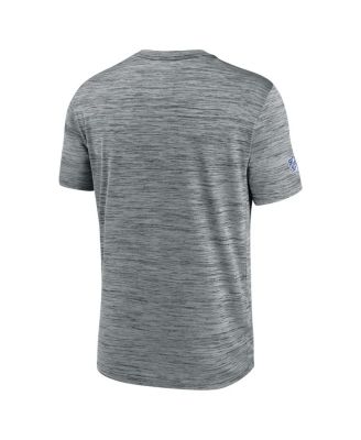 Men's Gray New York Giants 2024 Sideline Velocity Performance T-Shirt