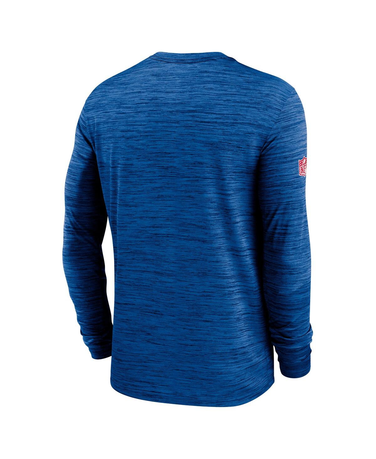 Nike Men'sBuffalo Bills 2024 Sideline Velocity Performance Long Sleeve T-Shirt - Royal