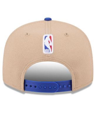Men's Tan/Royal Philadelphia 76ers 2024 NBA Draft 9FIFTY Snapback Hat