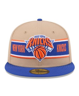 Men's Tan/Blue New York Knicks 2024 NBA Draft 59FIFTY Fitted Hat